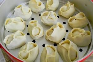 How to cook the right manti: recipe in a double boiler