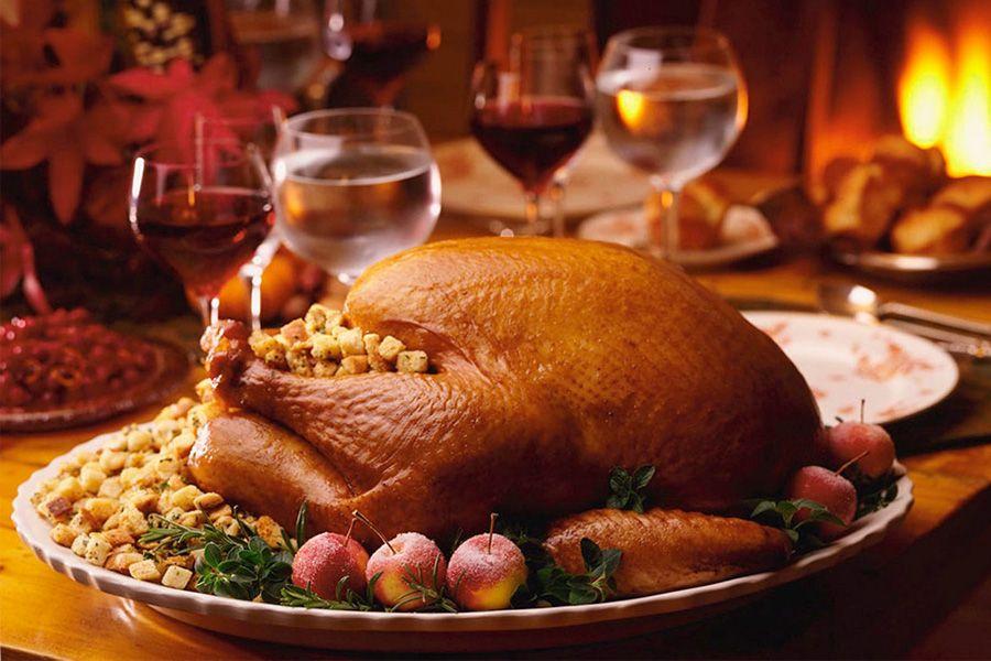 Turkey on the festive table