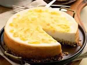 Ang banana cheesecake