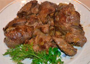 Homemade Chicken Liver with Parsley