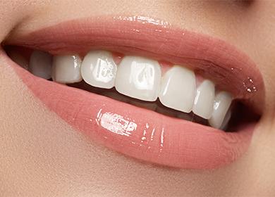 Beautiful white teeth
