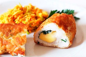 Stuffed Chicken Breast with Cheese and Herbs