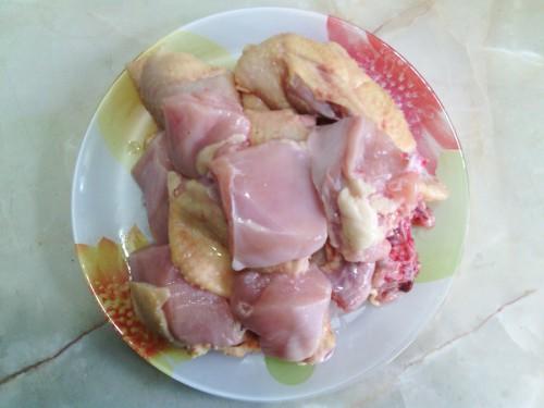 Sliced ​​Chicken on Relk