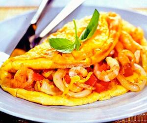 Korean omelet with seafood