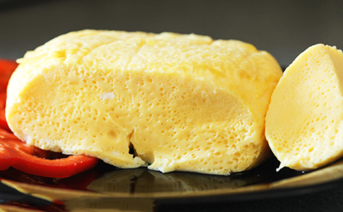 Tortilla hervida en una bolsa  cómo cocinar un huevo en una bolsa, foto