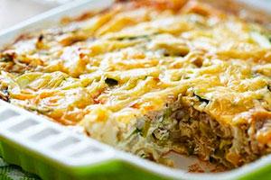 Minced cabbage casserole