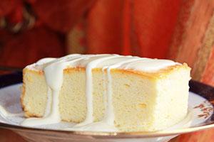 Cottage cheese casserole without semolina with sour cream