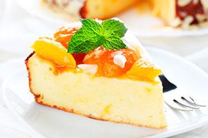 Curd casserole with apricots