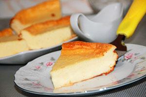 Oven cottage cheese casserole