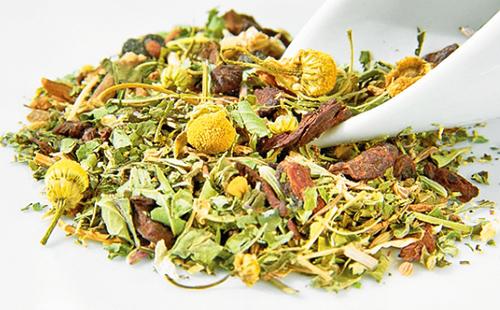 Chamomile, St. John's wort and other dry herbs