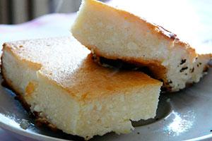 Cottage cheese casserole with semolina