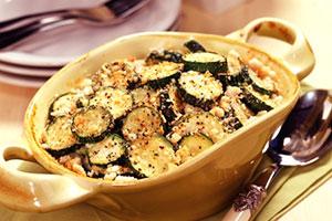 Zucchini at patatas casserole