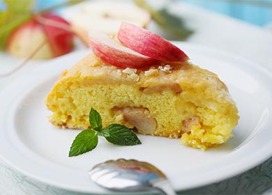 Recetas clásicas y fermentadas de pastel de charlotte con manzanas en el horno