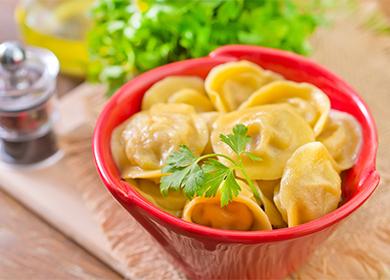Homemade dumplings recipe with photo  how to cook delicious pastry step by step
