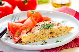 Potato casserole with fish