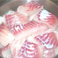 Fish fillet slices