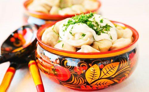 Dumplings in a pot