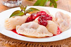 Dumplings with Cherry