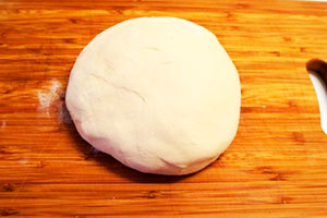 Dough in a bread machine with sour cream