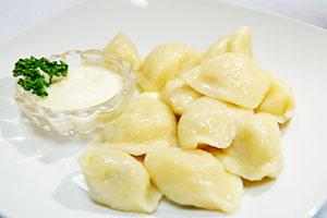 dumplings with cottage cheese and potatoes