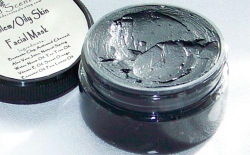 Activated carbon mask in a jar