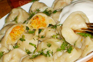 Dumplings au chou frais