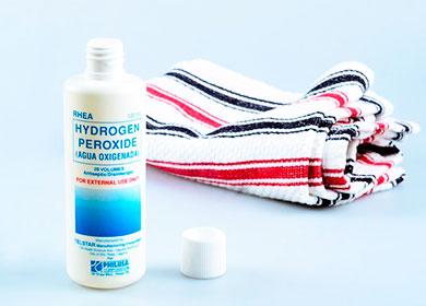 Peroxide Jar and Towel