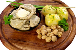 Knedle s krumpirom i gljivama