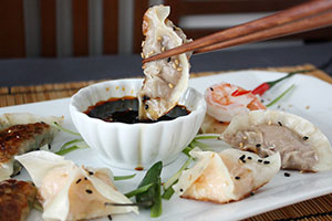 Japanese shrimp dumplings