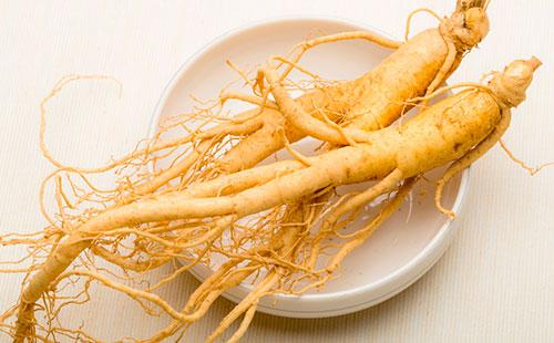 Two Ginseng Roots