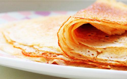 Wrapped pancakes