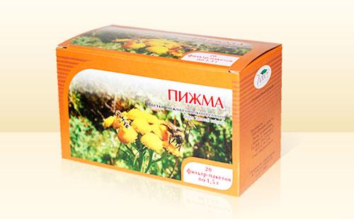 Herbal tea from tansy