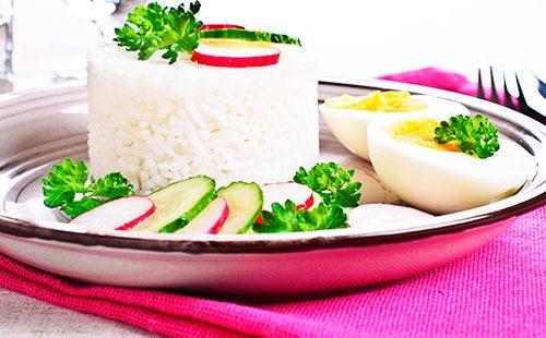 Rice porridge with radish