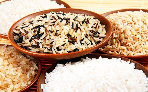 Diferentes tipos de arroz