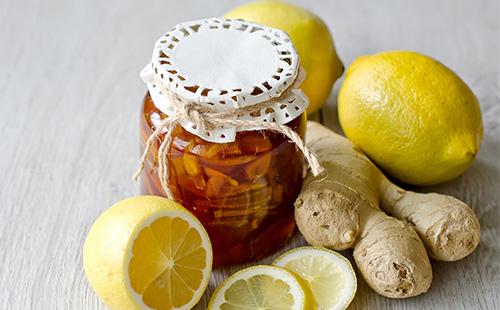 Ginger jam with lemon