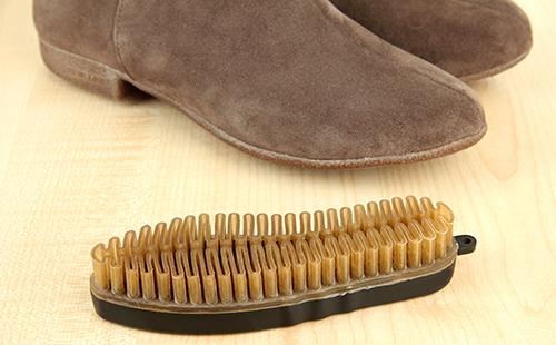 Brush for expensive shoes