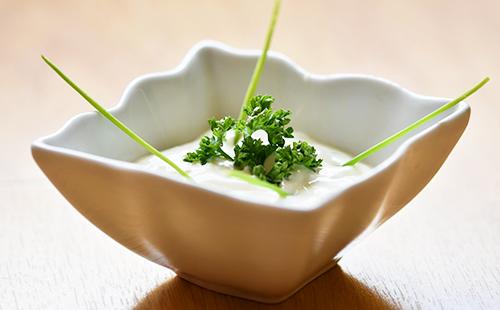 Homemade parsley dressing