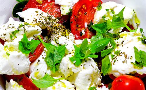 Cheese and Tomato Salad