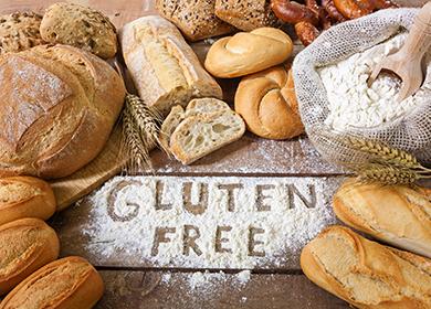 A variety of gluten-free foods