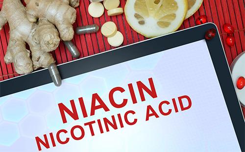 Nicotinic acid ginger tablets