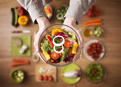 Salade diététique  délicieuses salades pour perdre du poids, dîner hypocalorique