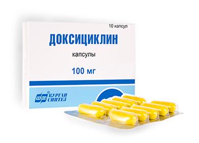 Doxiciclina cápsulas 100 mg