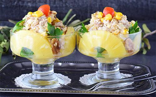 Salade De Poulet Et Ananas