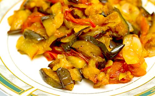 Eggplant and Pepper Stew