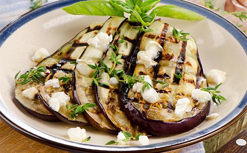 Eggplant strips