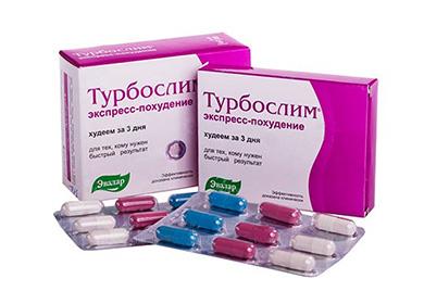 Pakiranje dijetalnih tableta Turboslim
