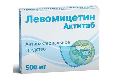 Emballage chloramphénicol
