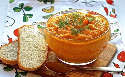 Carrot caviar in a bowl