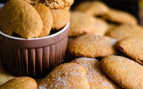 Masarap na lutong bahay na cookies