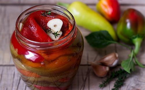 Canned bell pepper